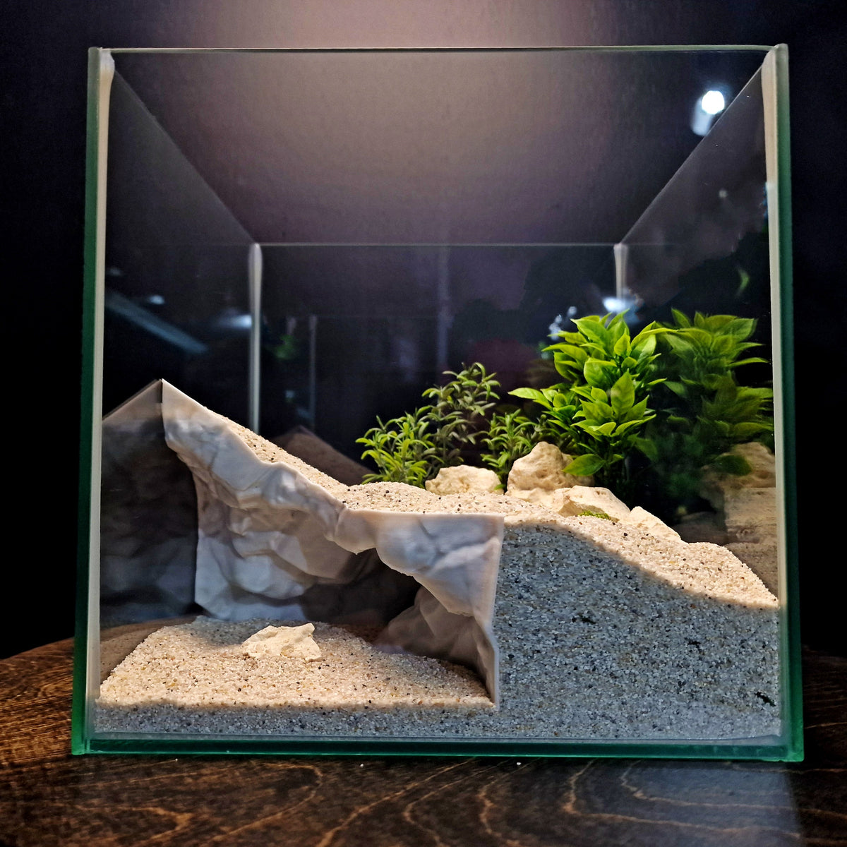Coast Dune Aquarium Cave & Aquascape Hardscape – 3D-Printed Fish Hide