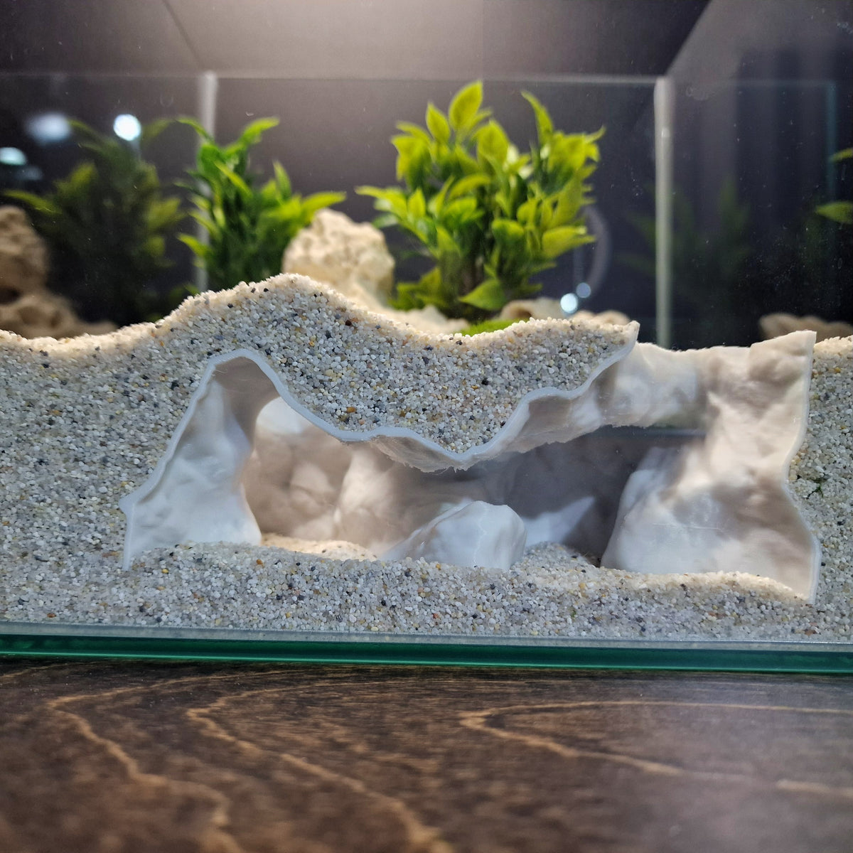 Shore Sand Shrimp Shelter & Fish Hide – 3D-Printed Aquarium Hardscape