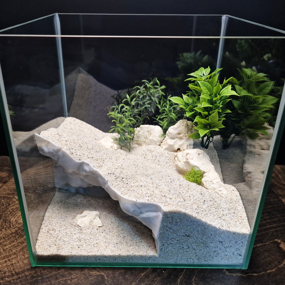 Coast Dune Aquarium Cave & Aquascape Hardscape – 3D-Printed Fish Hide