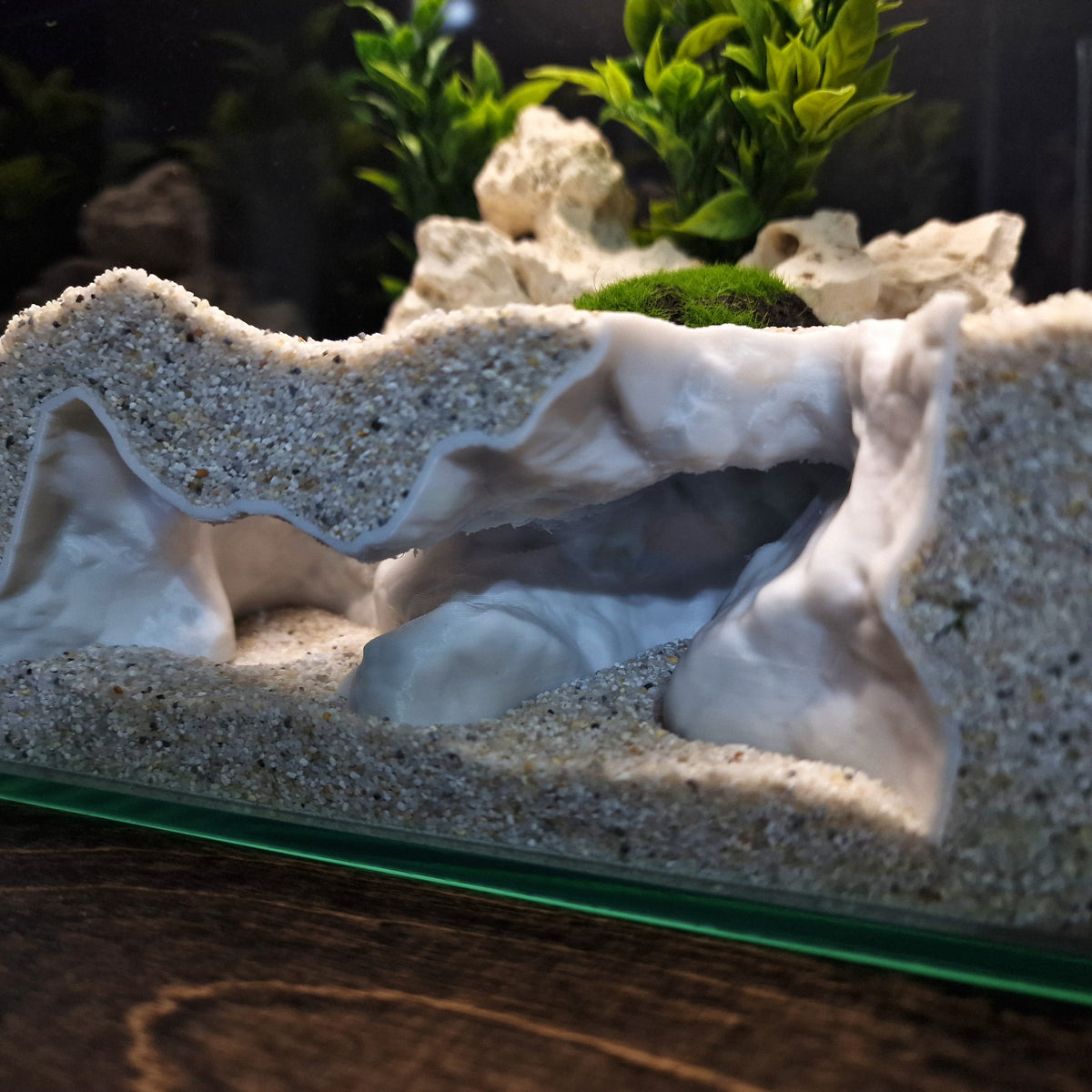 Shore Sand Shrimp Shelter & Fish Hide – 3D-Printed Aquarium Hardscape