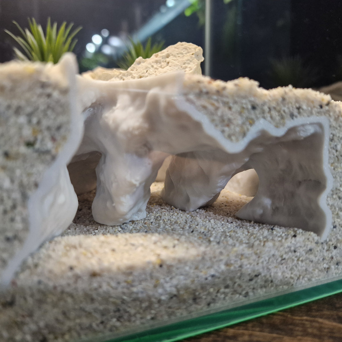 Dune Cove Aquarium Cave & Shrimp Shelter – 3D-Printed Fish Hide