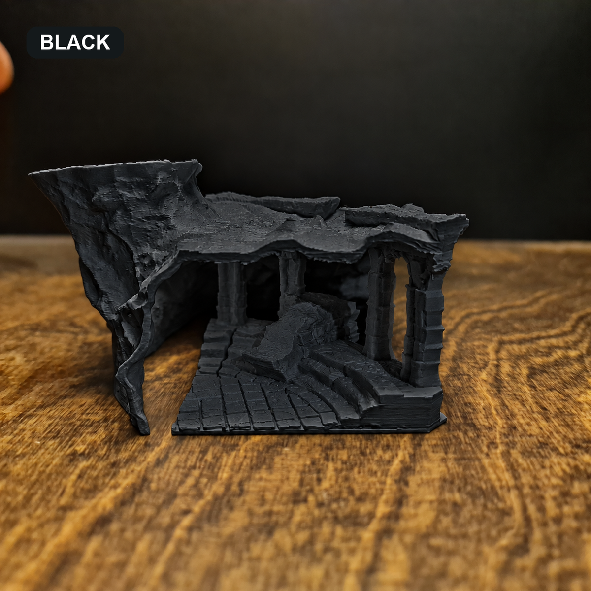 Old Ruins black finish