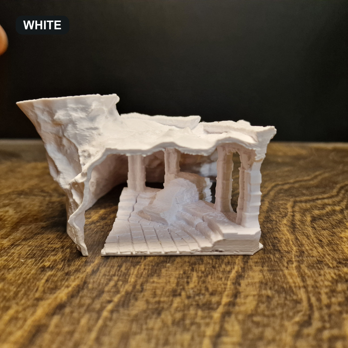 Old Ruins white finish