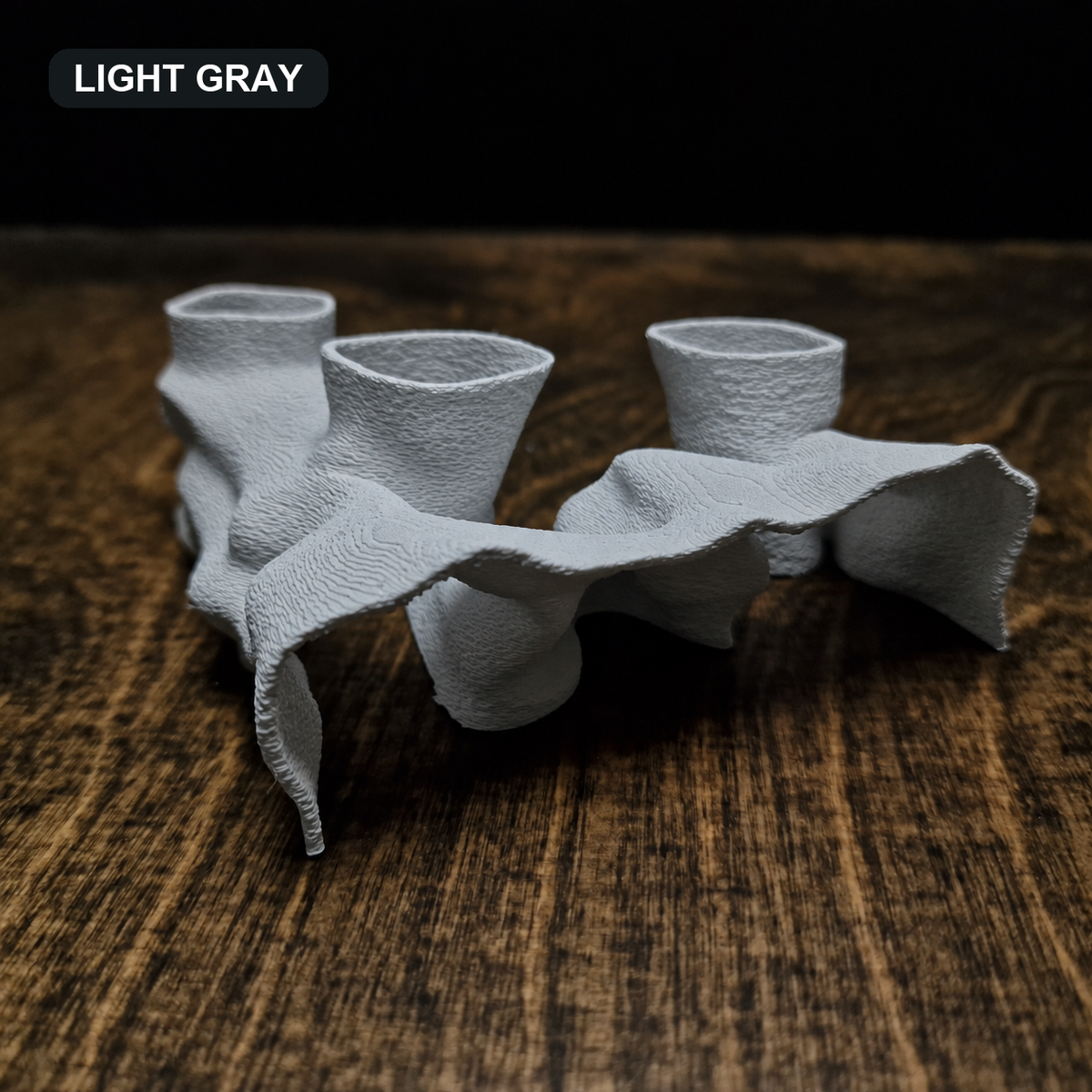 Ocean Tunnel light gray finish