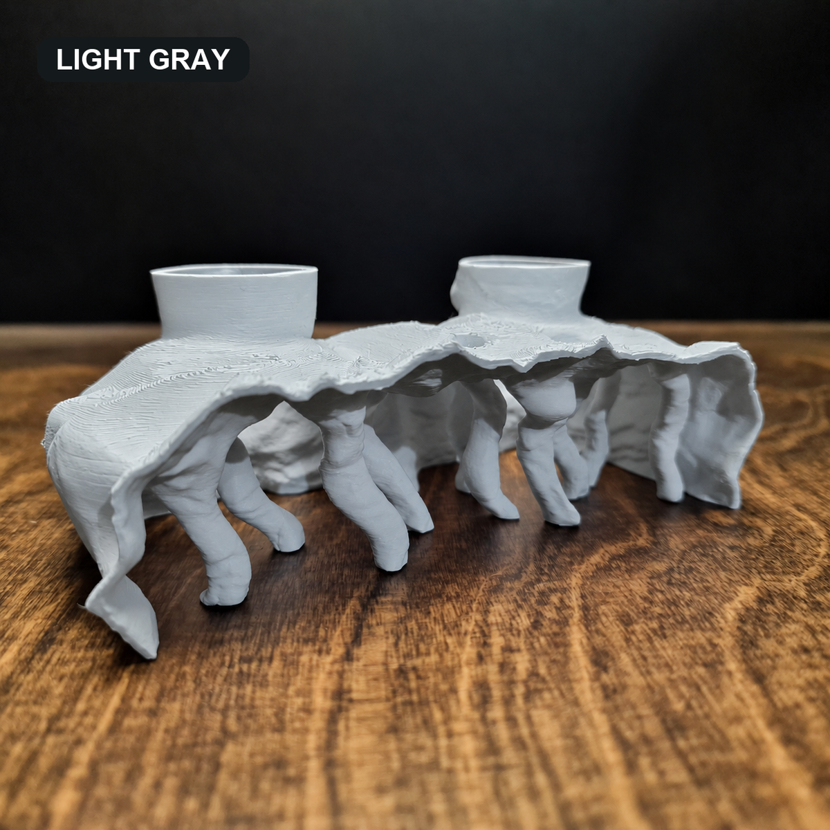 Coral Chamber light gray finish