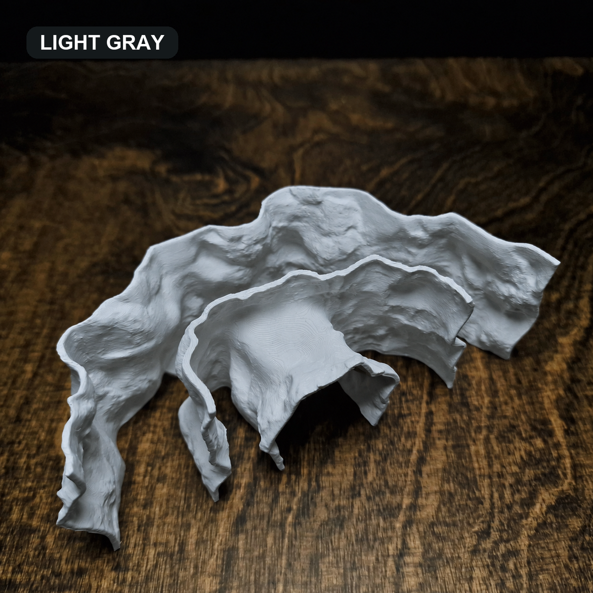 Reef Canyon light gray finish