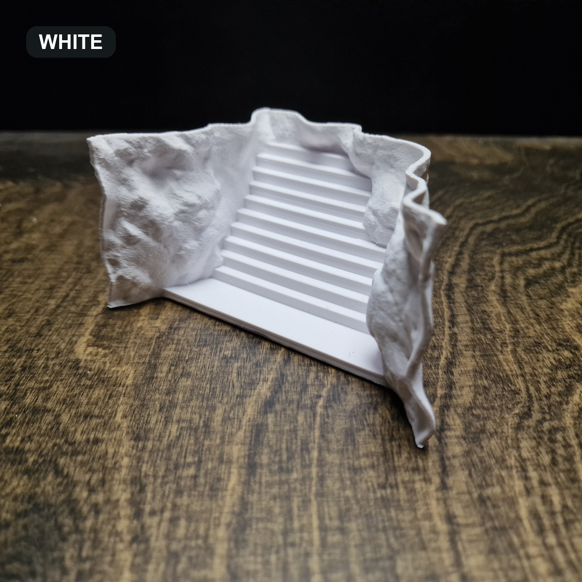 Seaside Stairway white finish