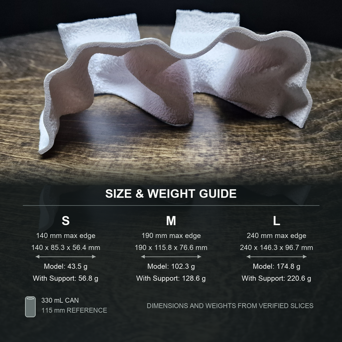 Marine Retreat size and weight guide
