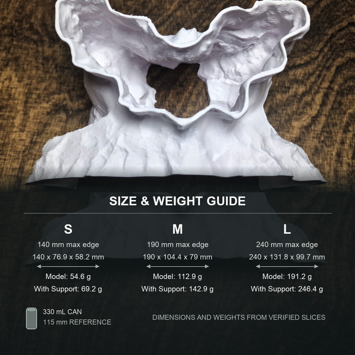 Canyonshade size weight guide