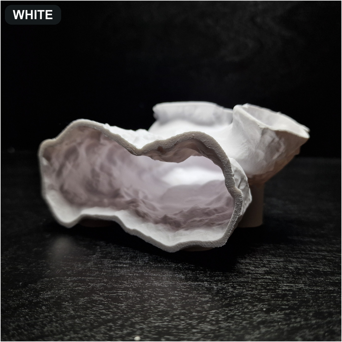 Cave 12 Aquarium Cave & Aquascape Decor white