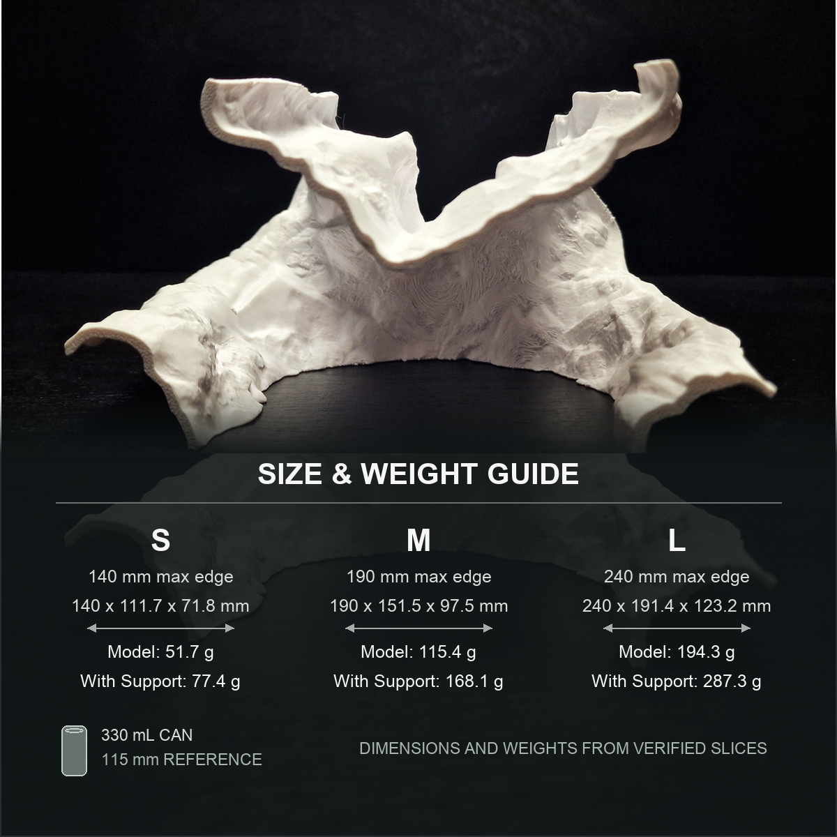 Cave 14 Aquarium Cave & Aquascape Decor size and weight guide
