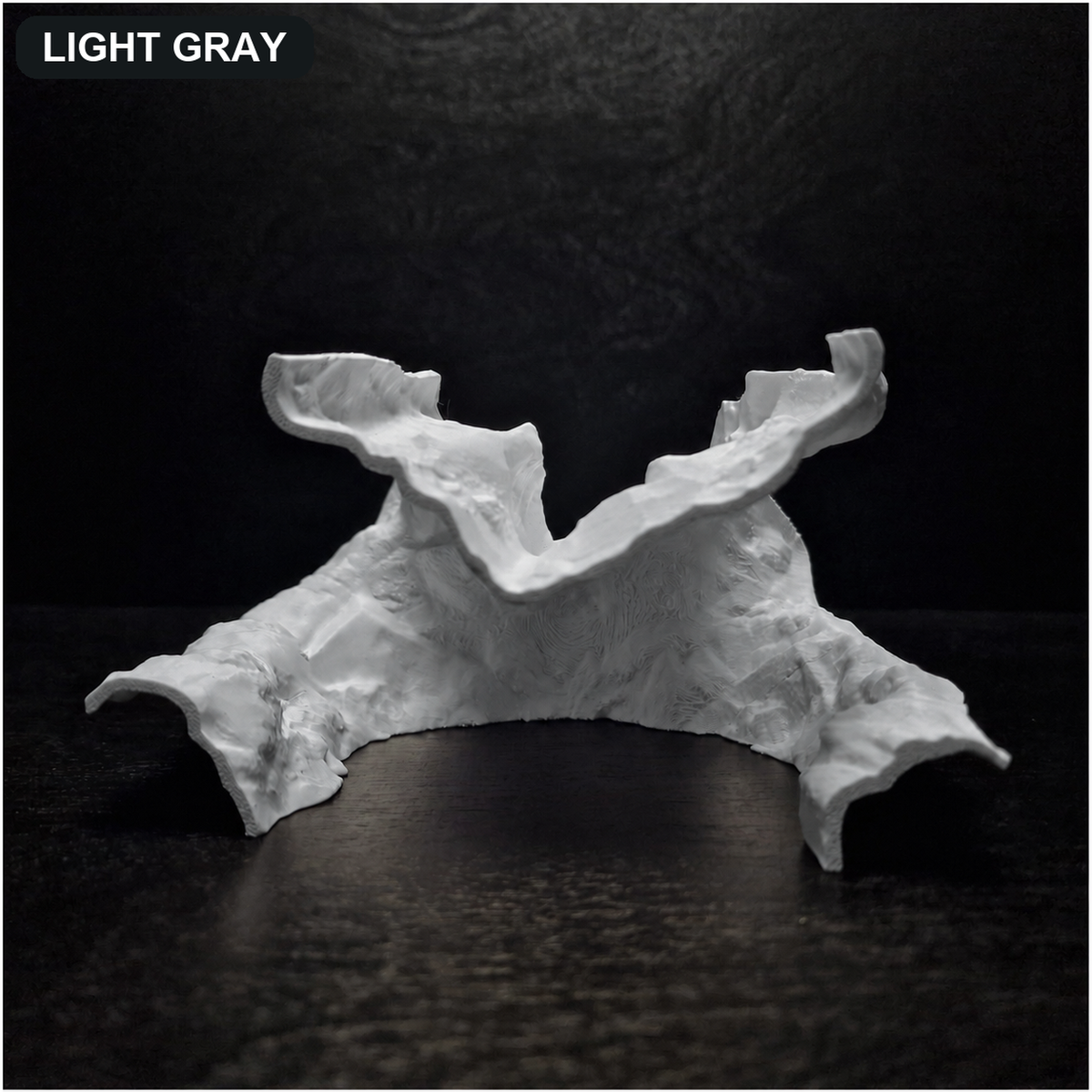 Cave 14 Aquarium Cave & Aquascape Decor light gray