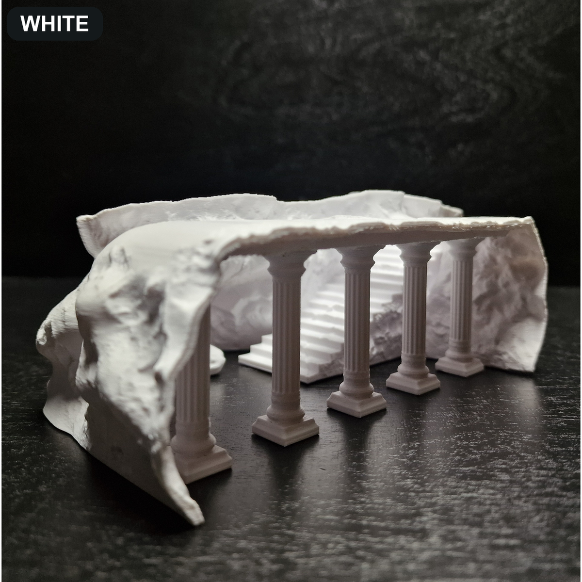 Cave 19 Aquarium Cave & Aquascape Decor white