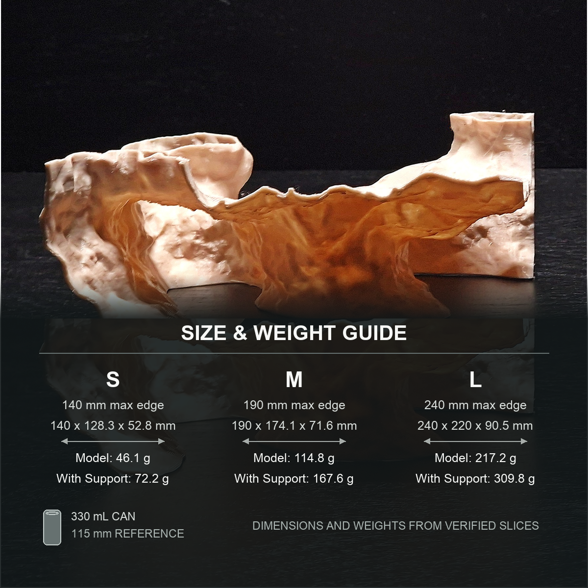 Cave 6 Aquarium Cave & Aquascape Decor size and weight guide