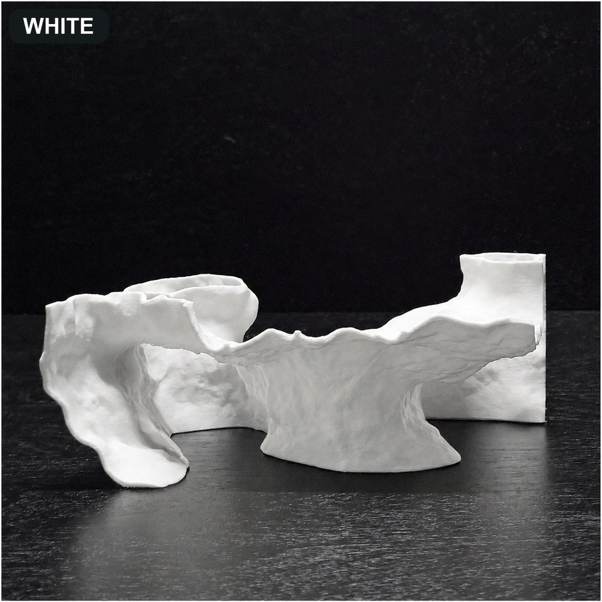Cave 6 Aquarium Cave & Aquascape Decor white