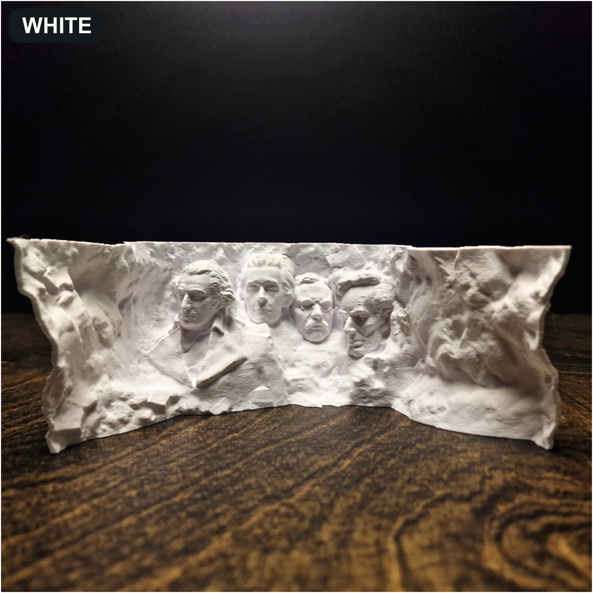 Rushmore Hollow Aquarium Cave & Aquascape Decor white
