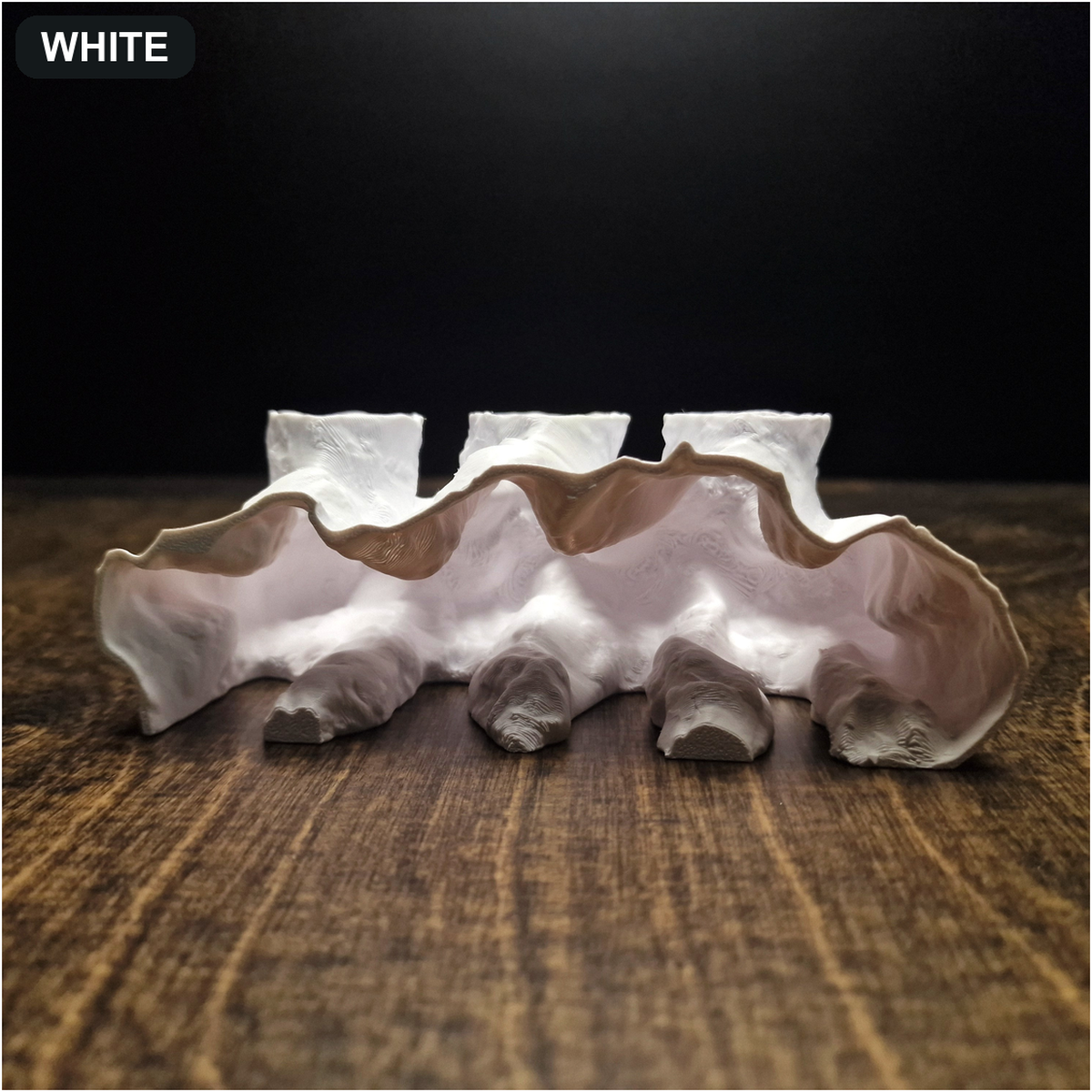 Sea Beast Aquarium Cave & Aquascape Decor white