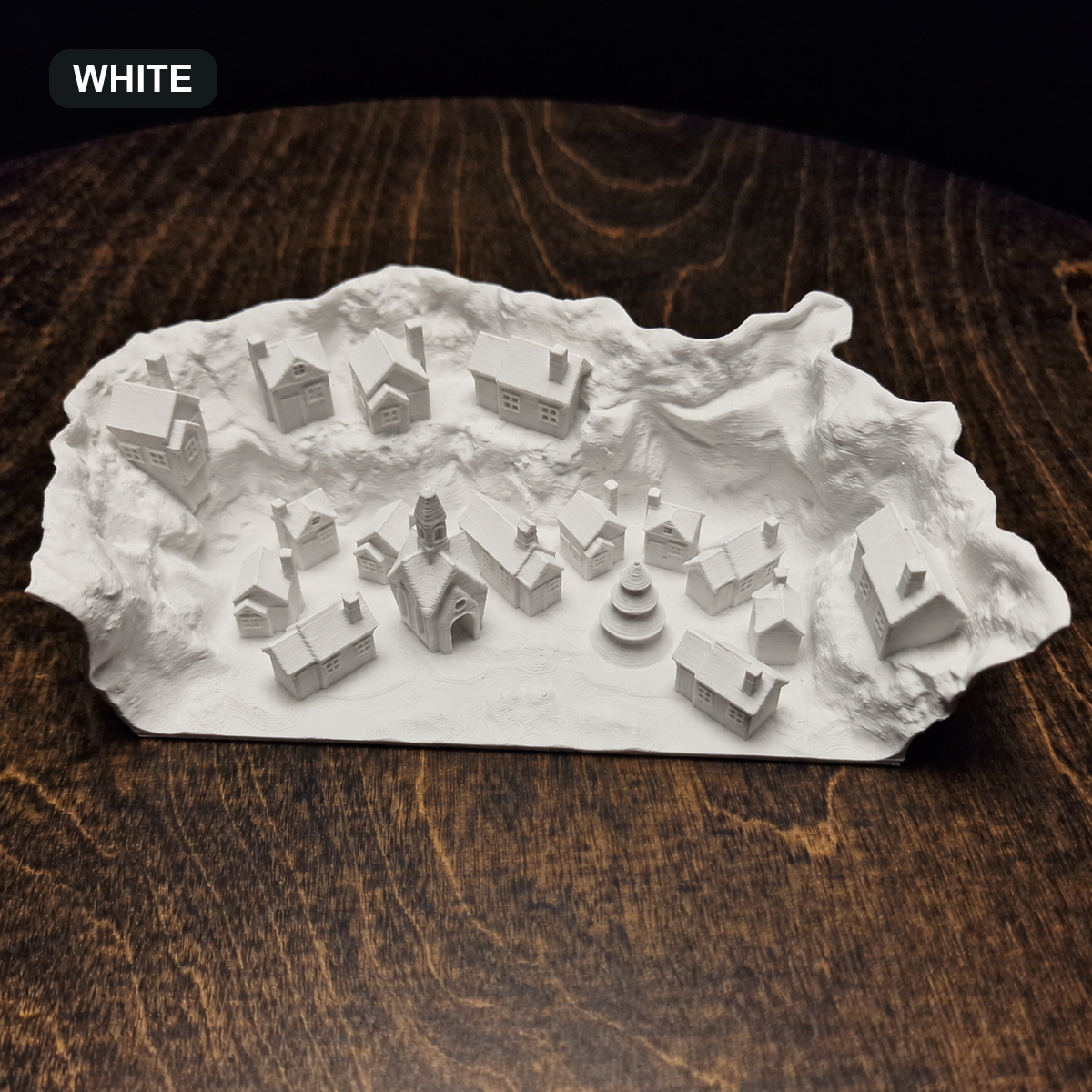 Christmas Town Aquarium Village — sku white