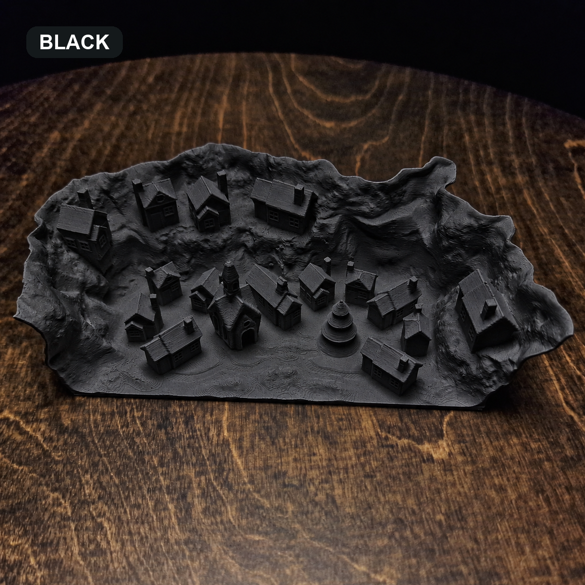 Christmas Town Aquarium Village — sku black