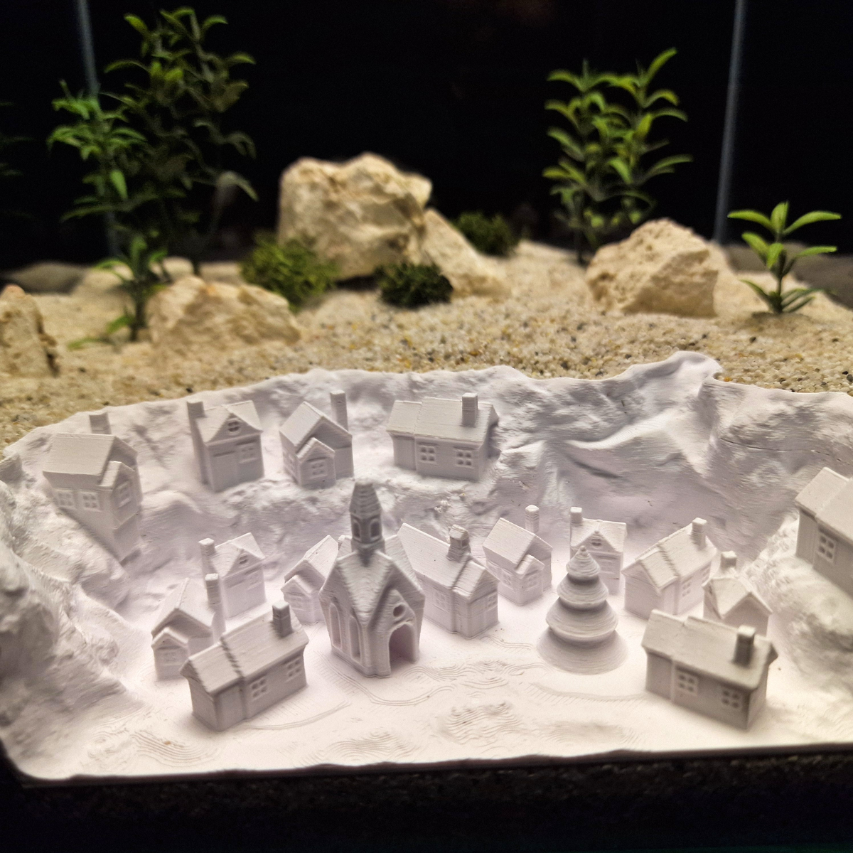 Christmas Town Aquarium Village — source 006 2