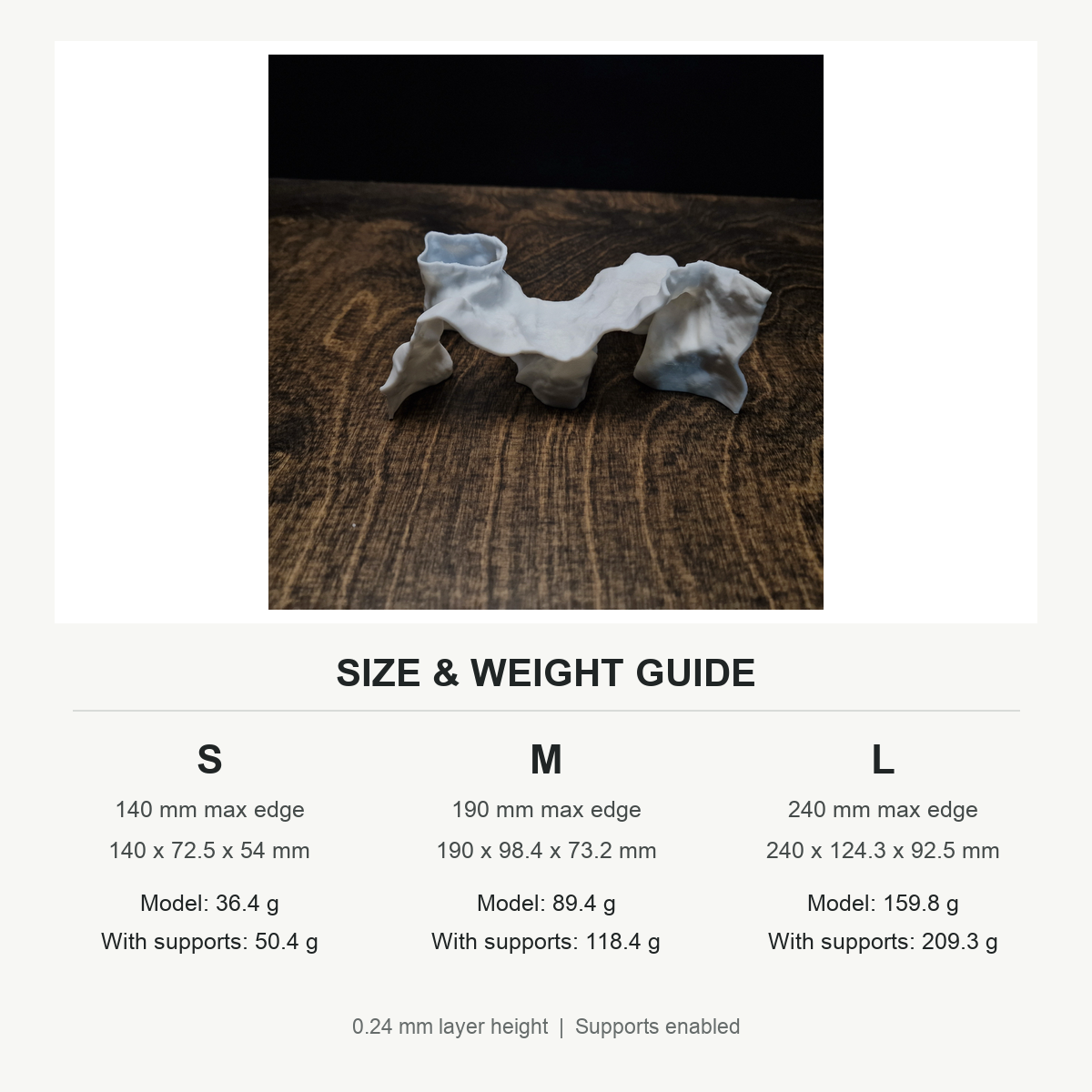Shore Sand aquarium rockscape size and weight guide