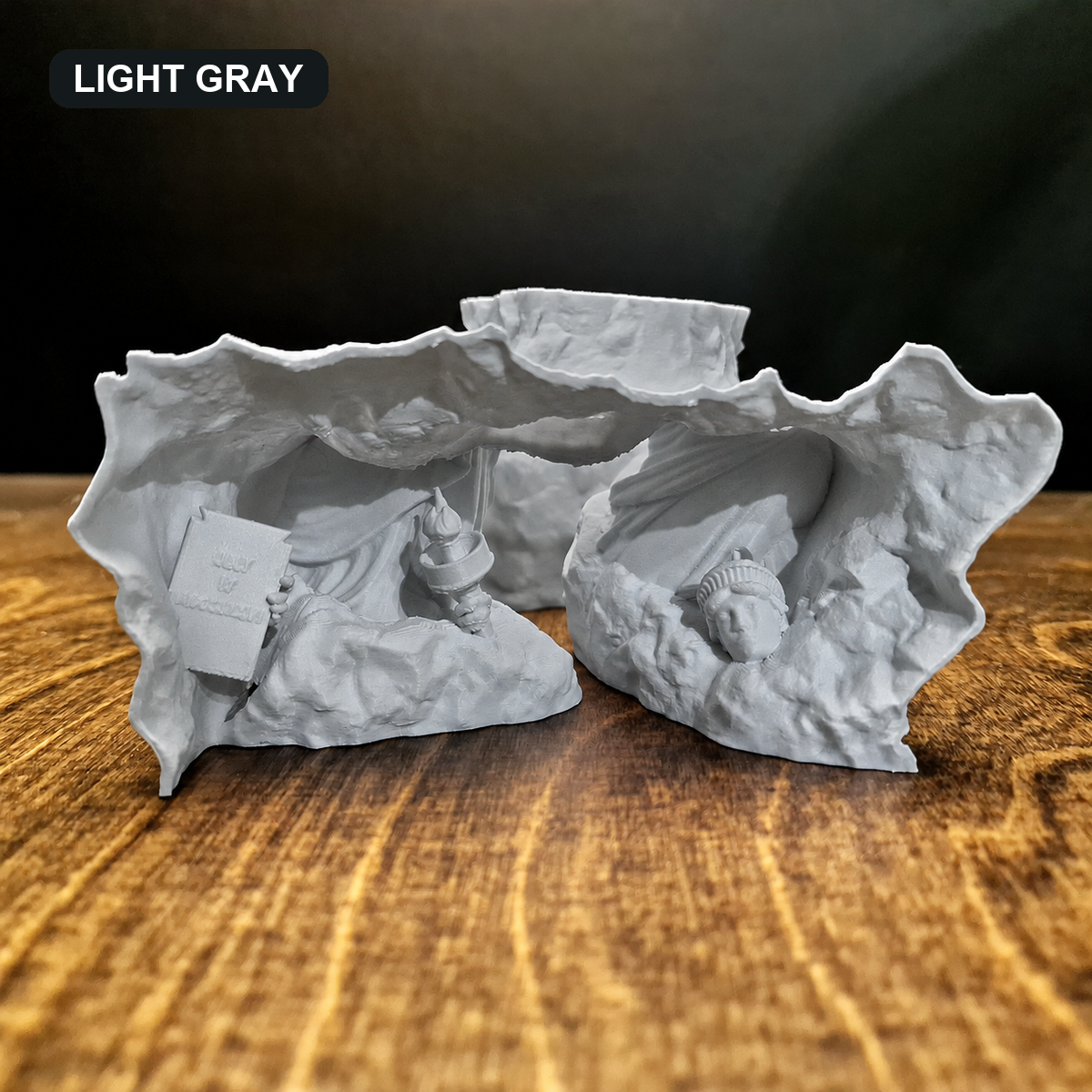 Statue of Liberty Aquarium Cave — sku light gray