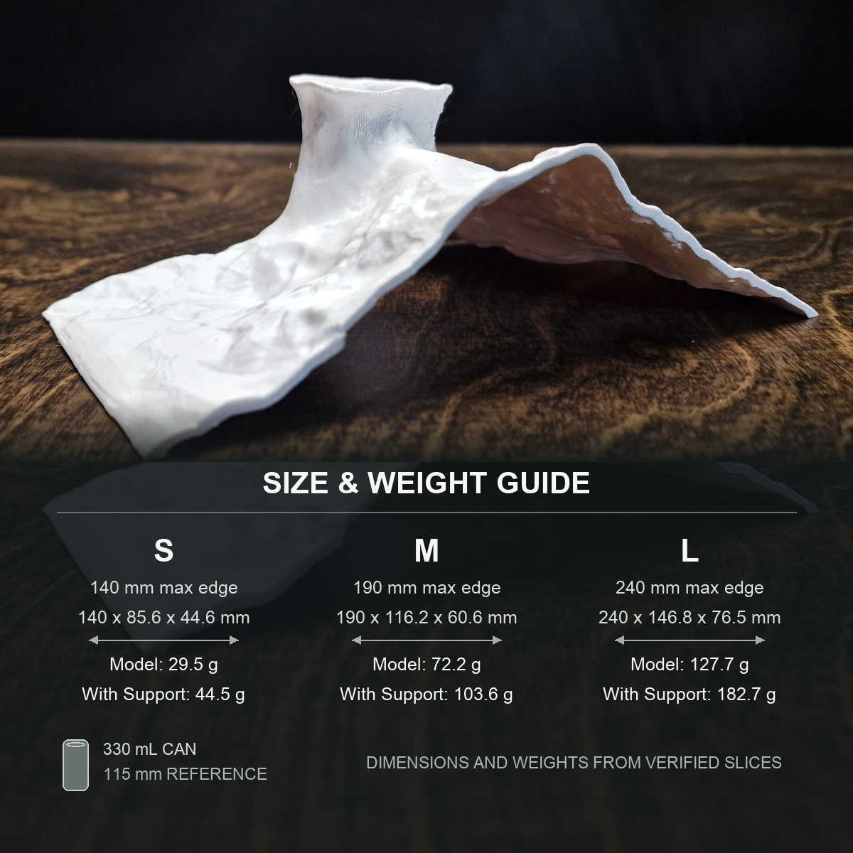 Stellar Relic Aquarium Cave — size weight guide