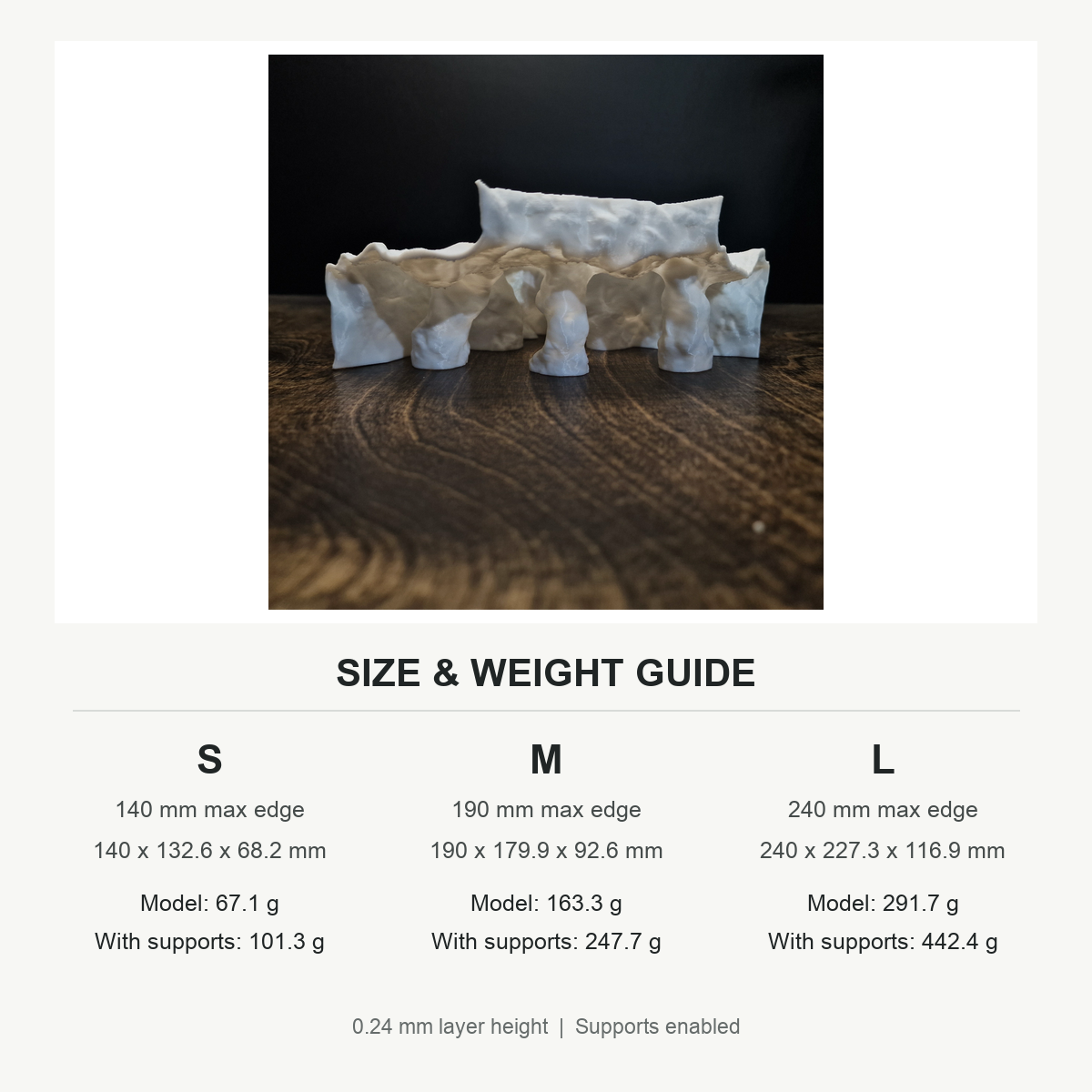 Tide Mesa aquarium rockscape size and weight guide