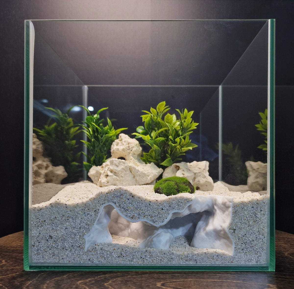 Shore Sand Shrimp Shelter & Fish Hide – 3D-Printed Aquarium Hardscape