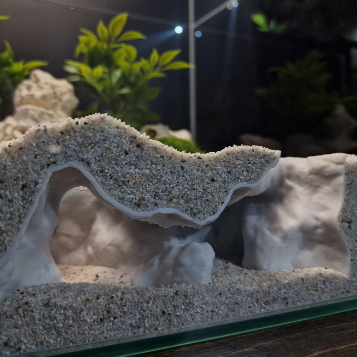 Shore Sand Shrimp Shelter & Fish Hide – 3D-Printed Aquarium Hardscape
