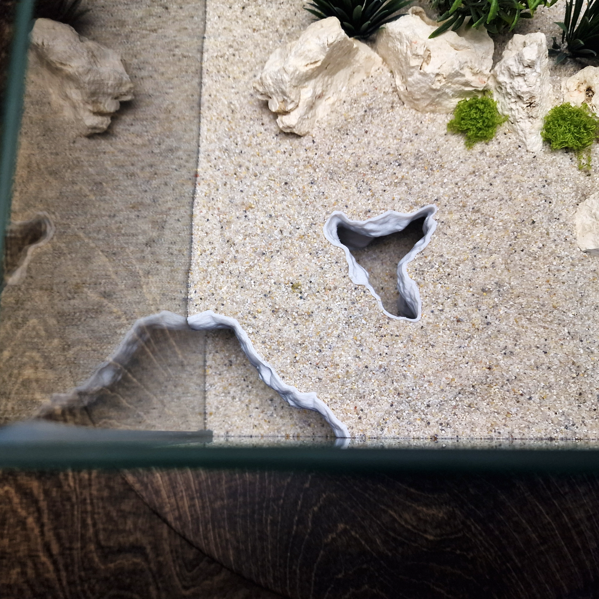 Tide Mesa Pleco Cave & Aquarium Tunnel – 3D-Printed Fish Hide