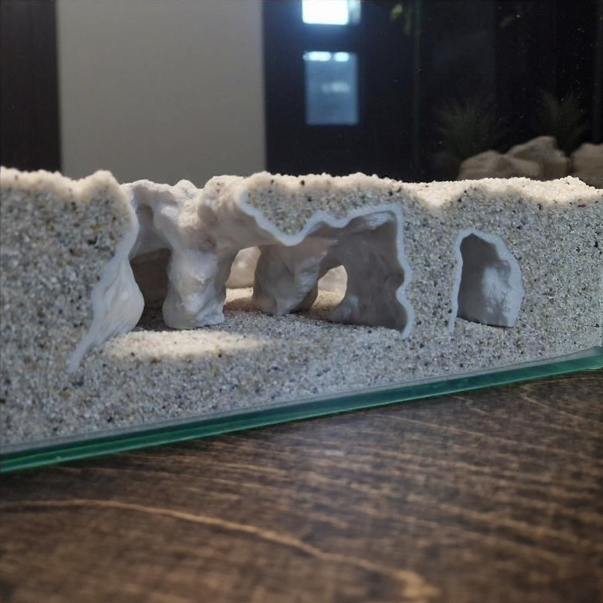 Dune Cove Aquarium Cave & Shrimp Shelter – 3D-Printed Fish Hide
