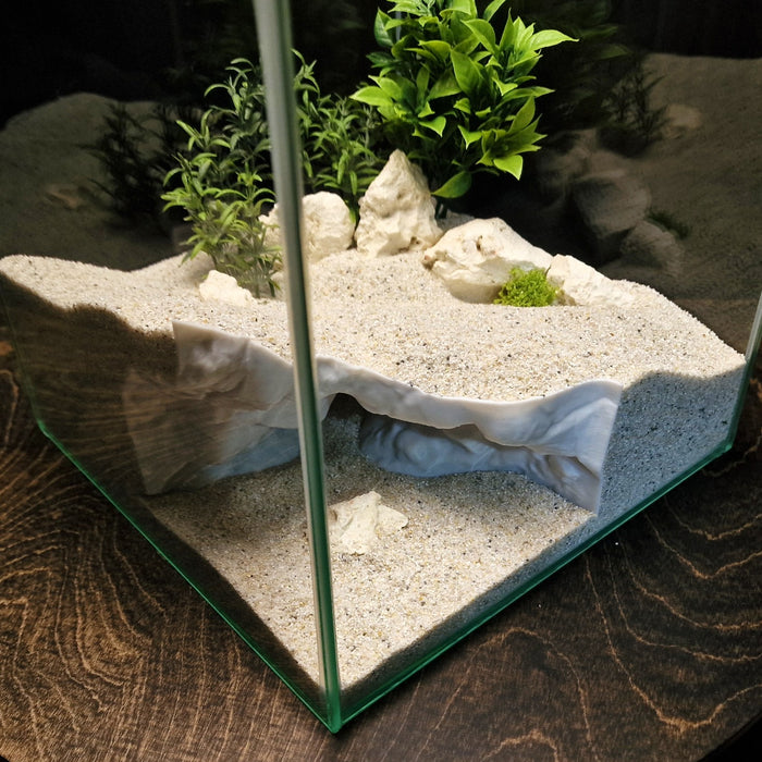 Coast Dune Aquarium Cave & Aquascape Hardscape – 3D-Printed Fish Hide