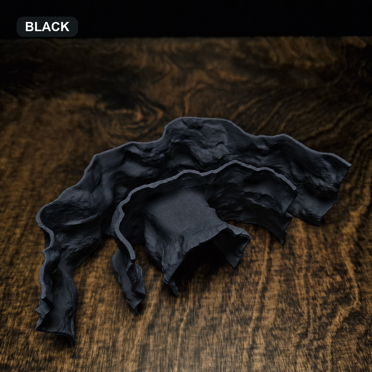 Reef Canyon black finish