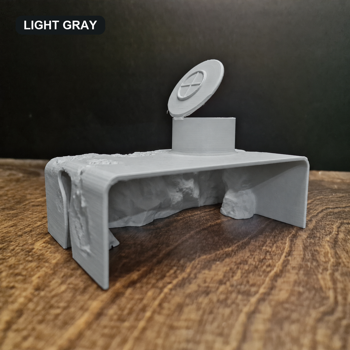 Bunker light gray finish