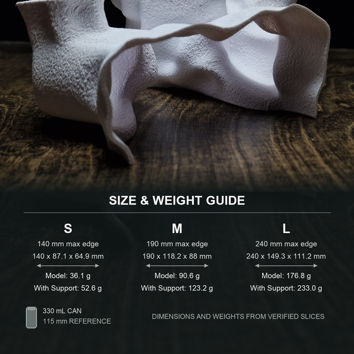 Ocean Cradle size and weight guide