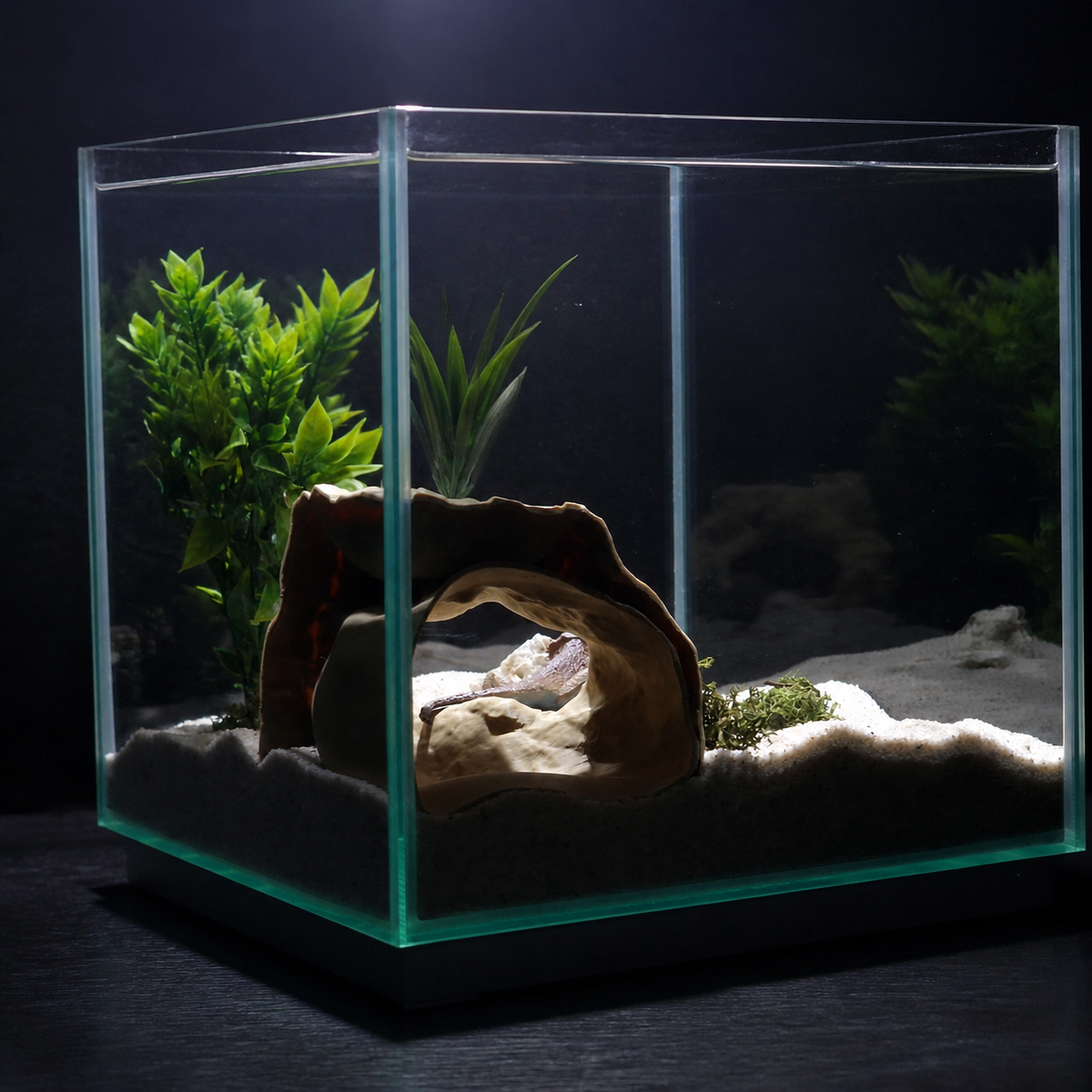 Cave 1 aquarium habitat view 11