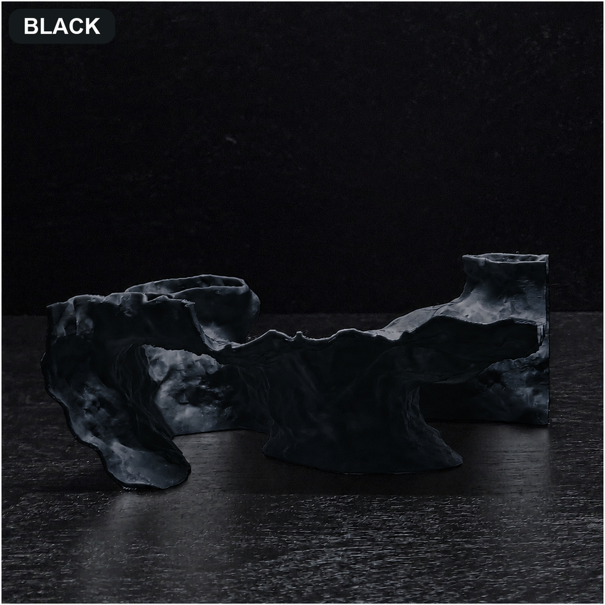 Cave 6 Aquarium Cave & Aquascape Decor black