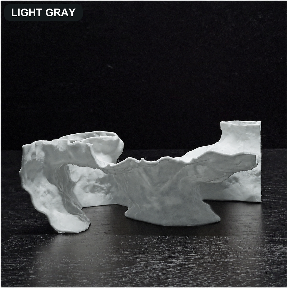 Cave 6 Aquarium Cave & Aquascape Decor light gray