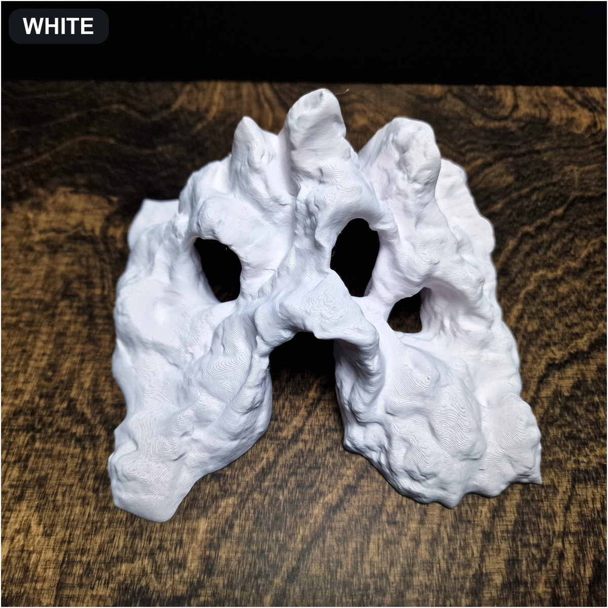 Hadals Rise Aquarium Cave & Aquascape Decor white