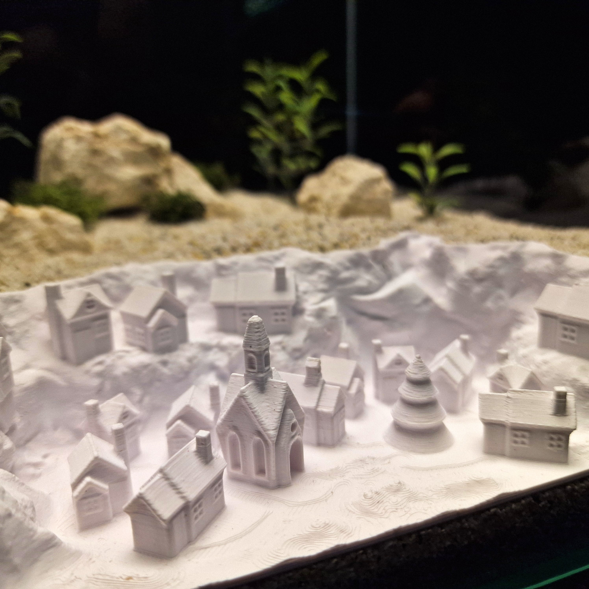 Christmas Town Aquarium Village — source 008 5