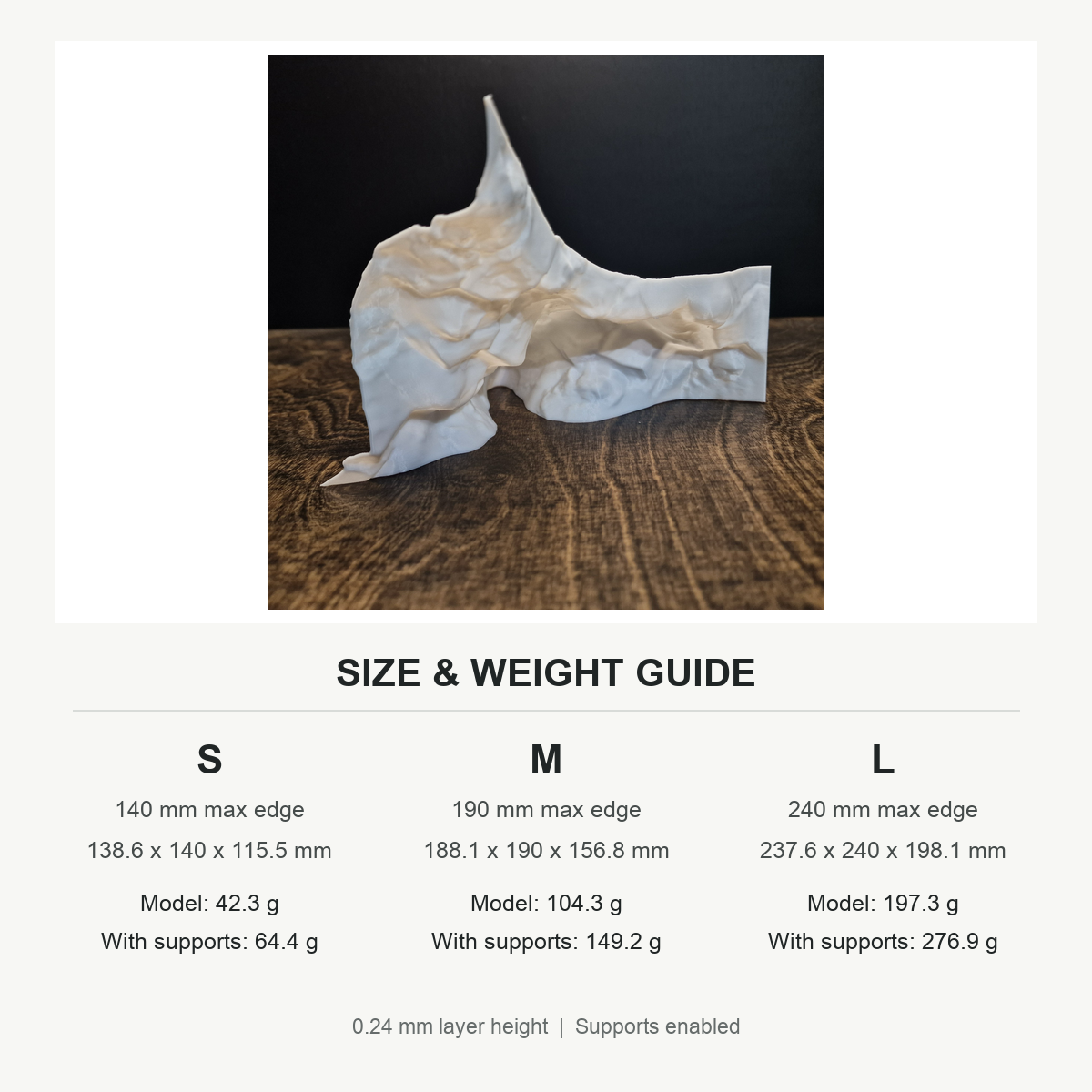 Coast Dune aquarium rockscape size and weight guide