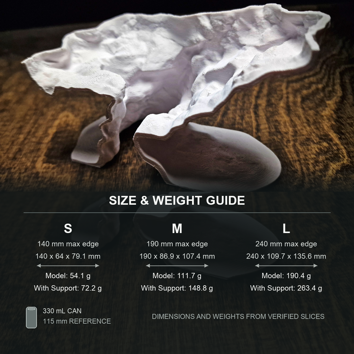 Driftspire Hide Aquarium Cave — size weight guide