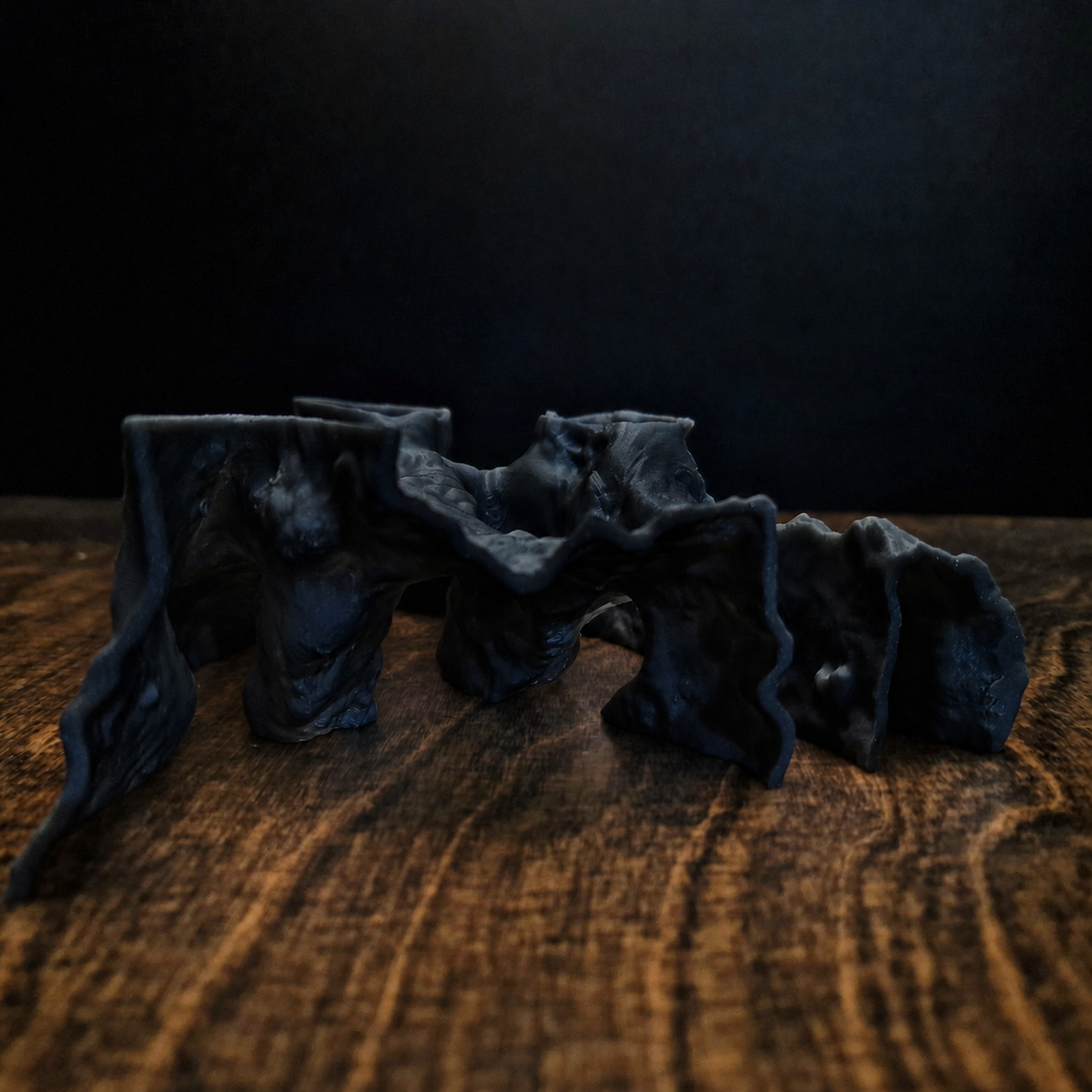 Dune Cove aquarium rockscape Black finish