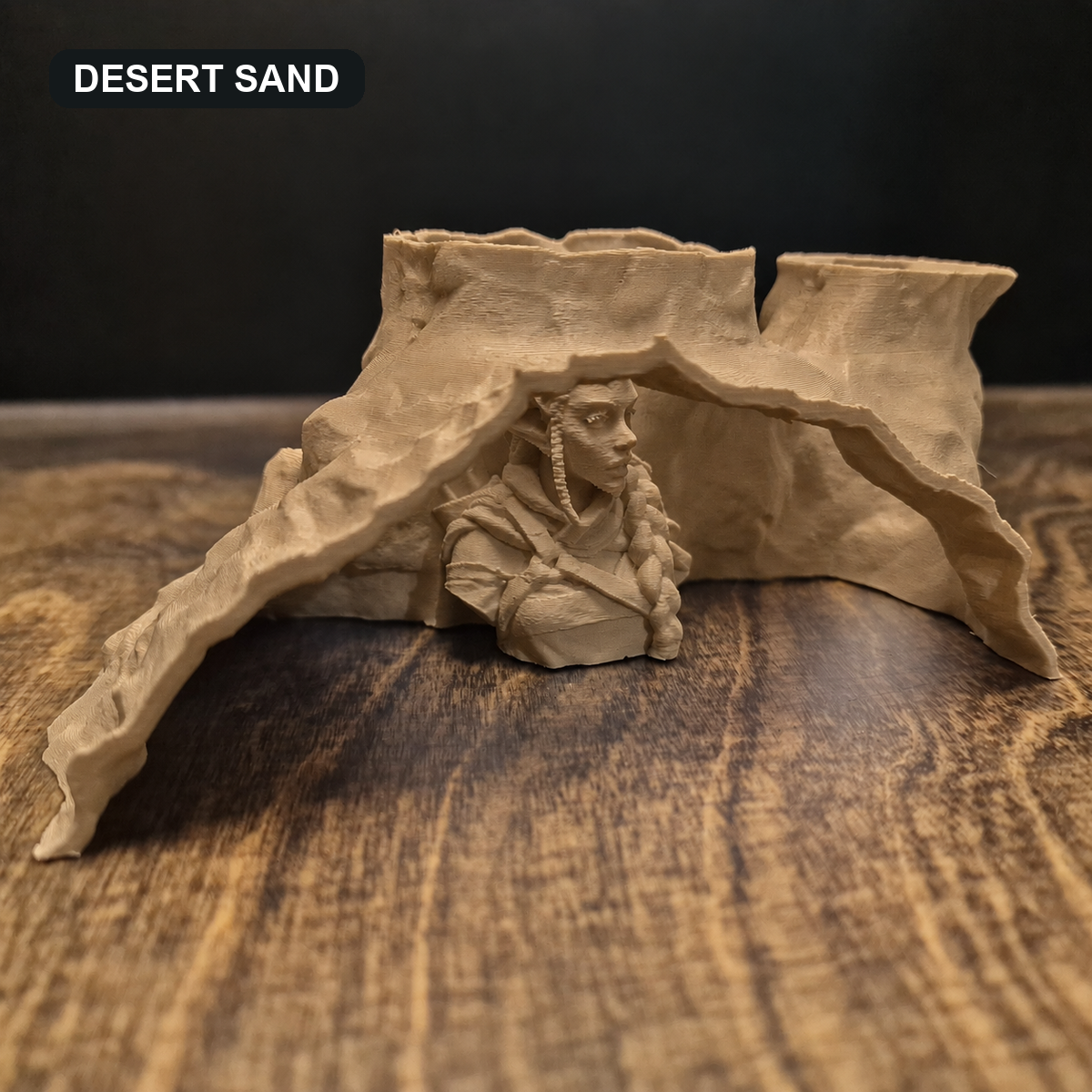 Elf Hunter Aquarium Cave — sku desert sand