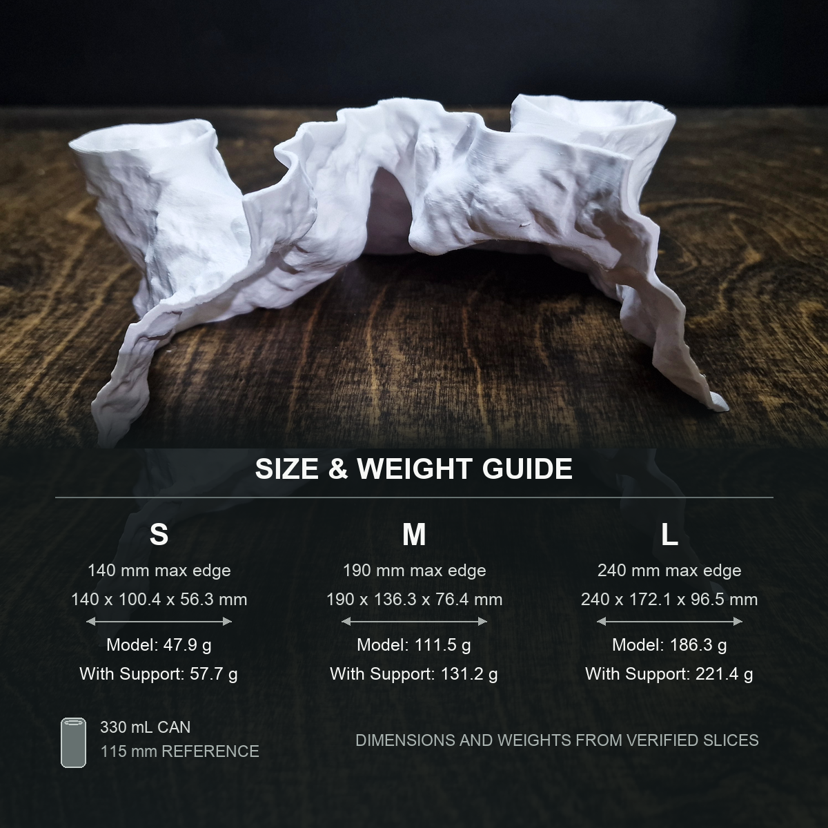 Nexora Aquarium Cave — size weight guide