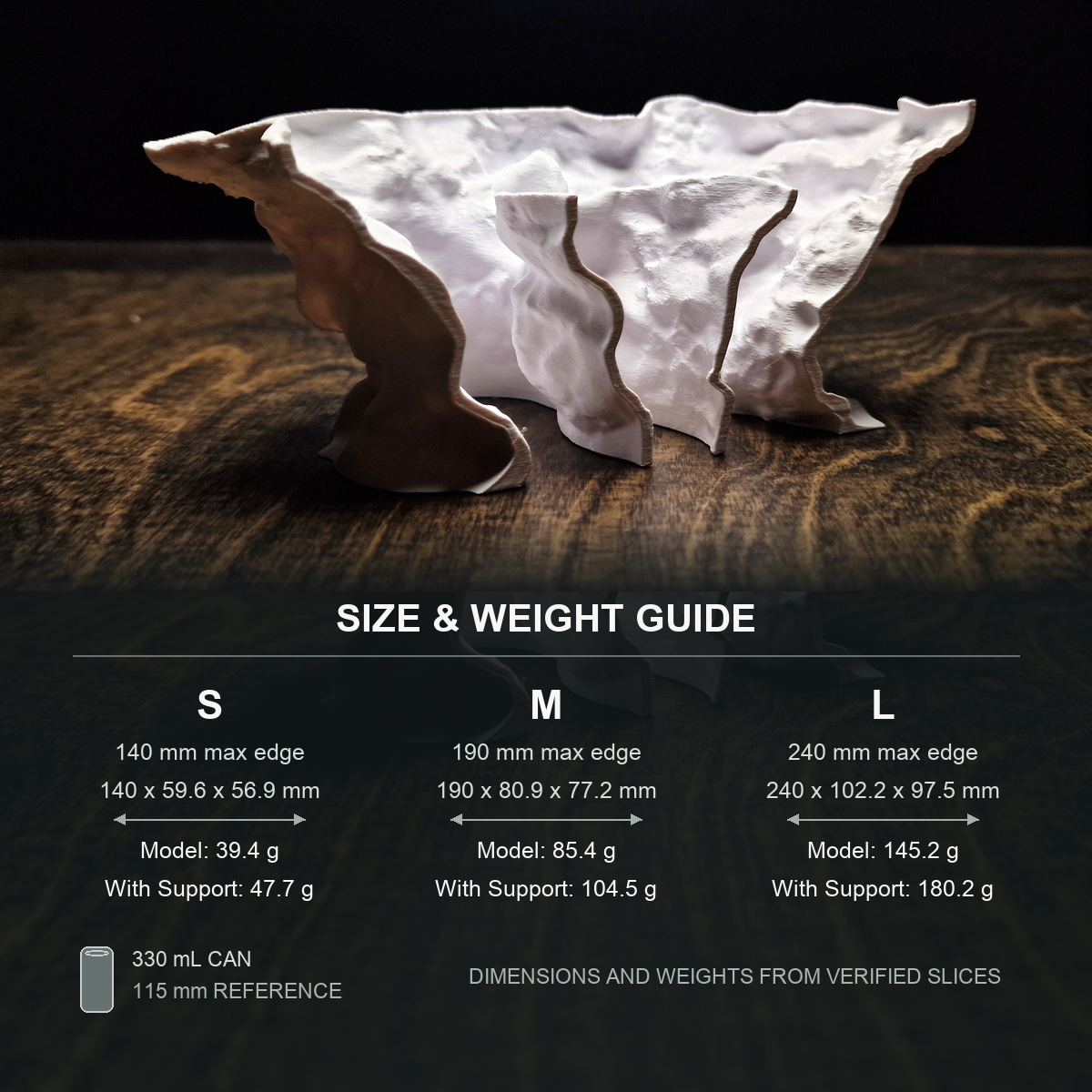 StoneVortex Den Aquarium Cave — size weight guide